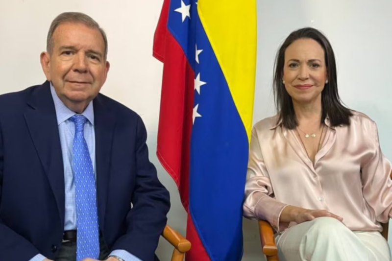Edmundo González y María Corina Machado