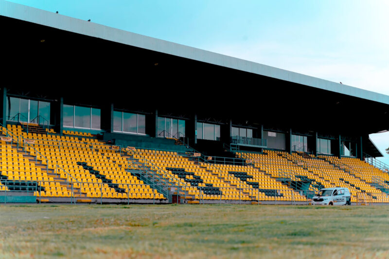 La gramilla del Estadio Edgardo Baltodano soportó las lluvias de los últimos días.