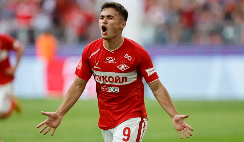 Ugalde logra un récord de goles en la Liga de Rusia.