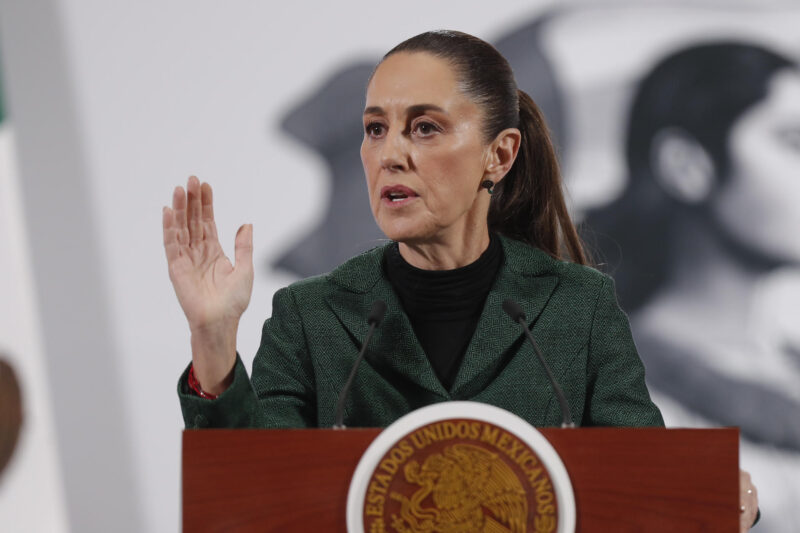 Presidenta de México, Claudia Sheinbaum. Foto: EFE.