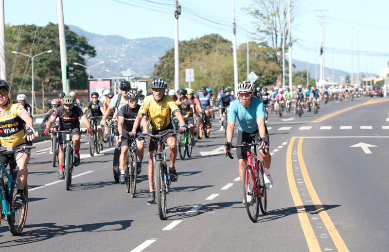 Los ciclistas se desplazaron desde San José centro hasta las inmediaciones de la antigua Galera con el fin de solicitar respeto.