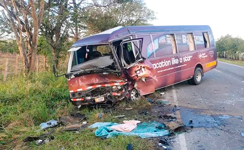 Cuatro personas perdieron la vida tras un accidente de tránsito en Carrillo, Guanacaste.