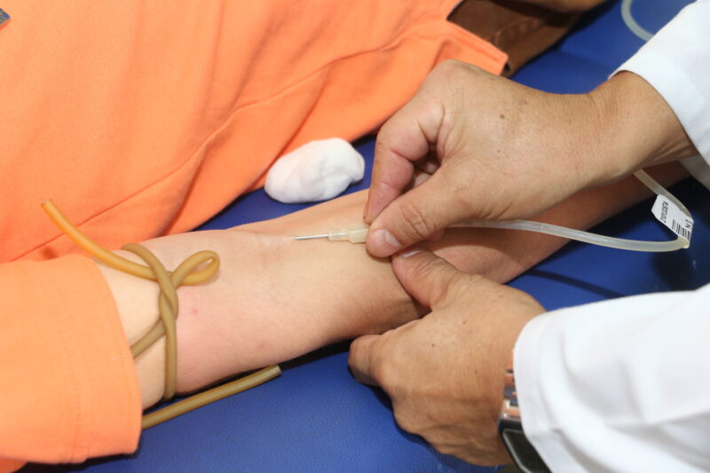 Un solo donador de sangre puede salvar la vida de hasta tres personas. Foto: Issac Villalta.