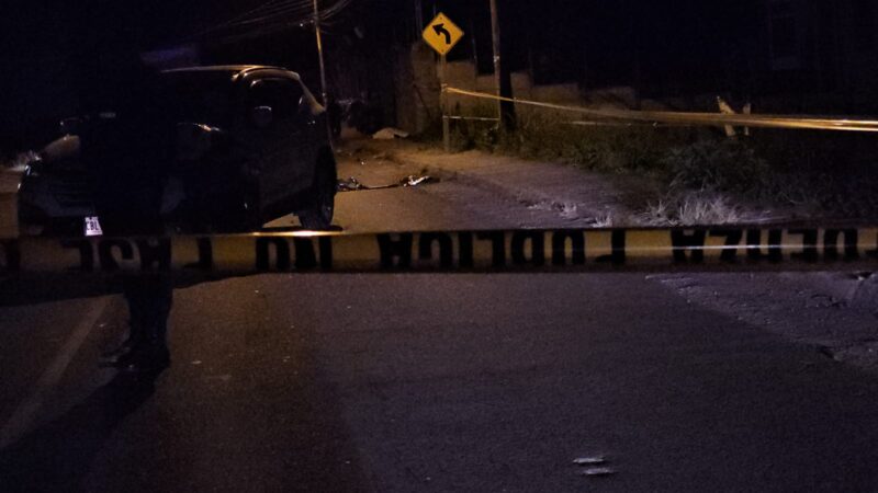 Motociclista pierde la vida tras colisión.