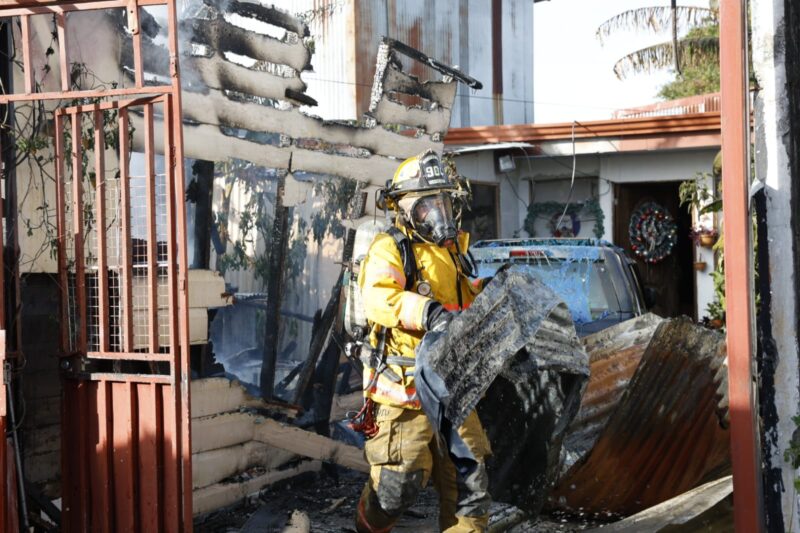 Fuego en Guadalupe