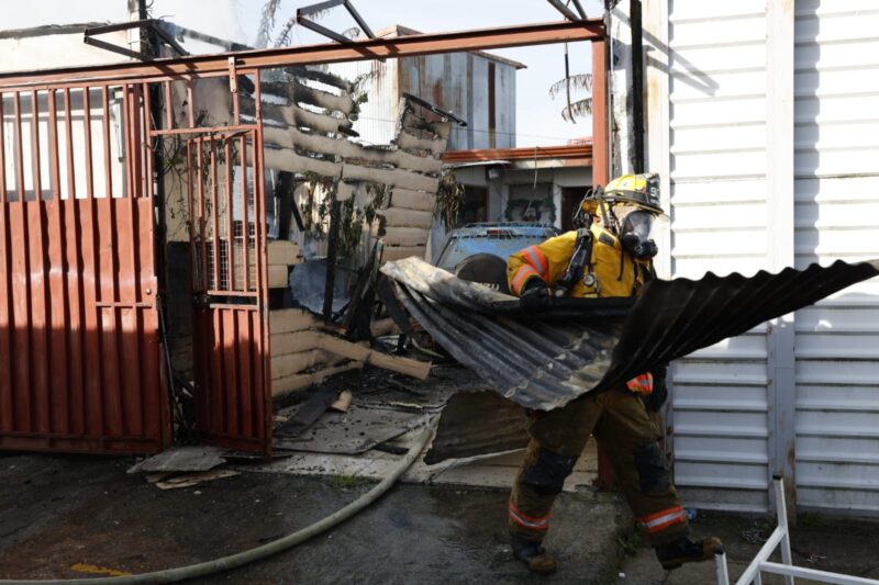 Fuego en Guadalupe