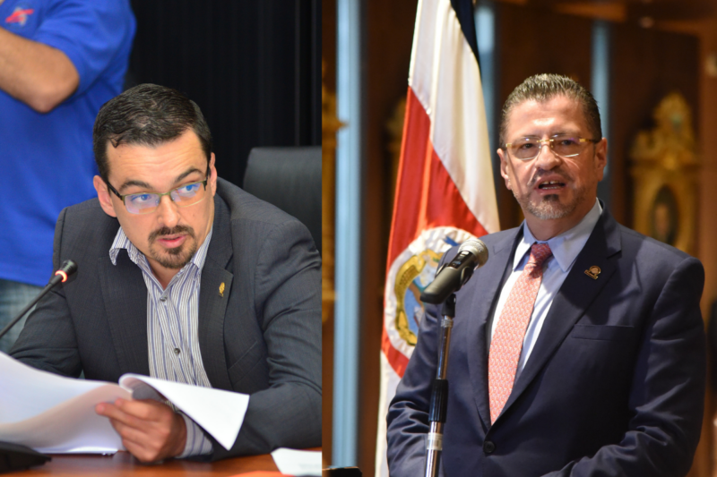 Jose María Villalta y Rodrigo Chaves