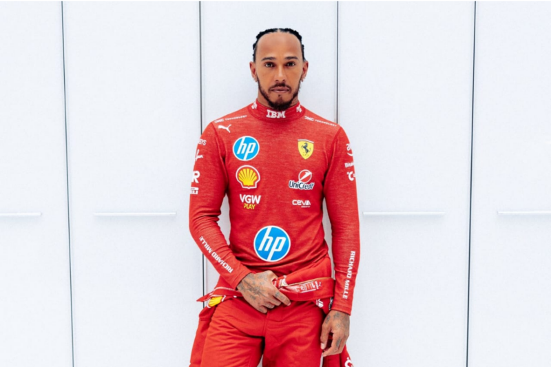 Dio las primeras vueltas en un Ferrari este miércoles