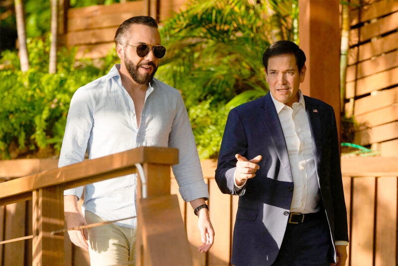 Bukele realizó la propuesta en la visita de Rubio a territorio salvadoreño.
