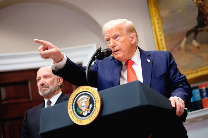 Donald Trump, presidente de Estados Unidos.