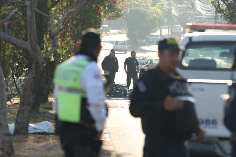 Motociclista sufre derrape y fallece en accidente. Foto: Wilbert Hernández.