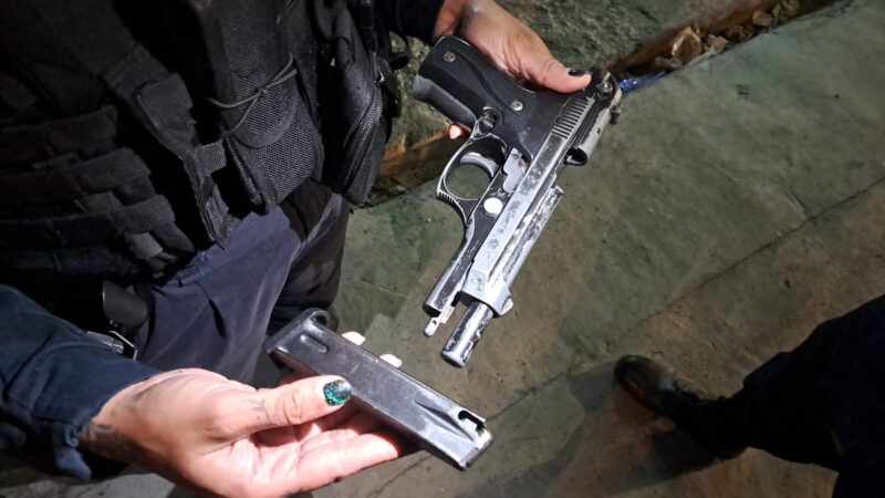 Fuerza Pública decomisa armas de fuego en Alajuelita.