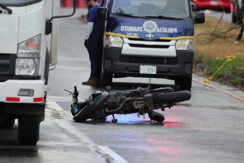 Accidente de tránsito. Foto: Randall Sandoval. 