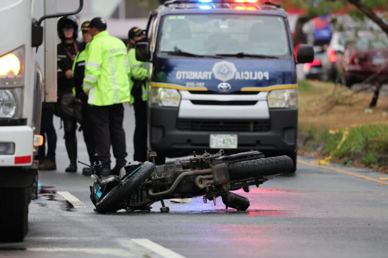 Accidente de tránsito. Foto: Randall Sandoval. 