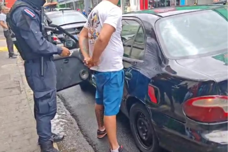 Detienen a prófugo buscado por tentativa de homicidio. Foto: MSP. 