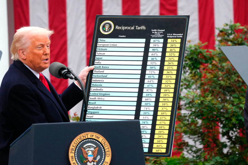Donald Trump, presidente de Estados Unidos anunció este miércoles un incremento en aranceles en países de todo el mundo.