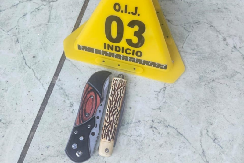 Evidencia relevante para el caso. Foto: OIJ.