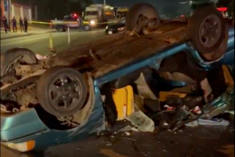 Mortal accidente en Limón. 
