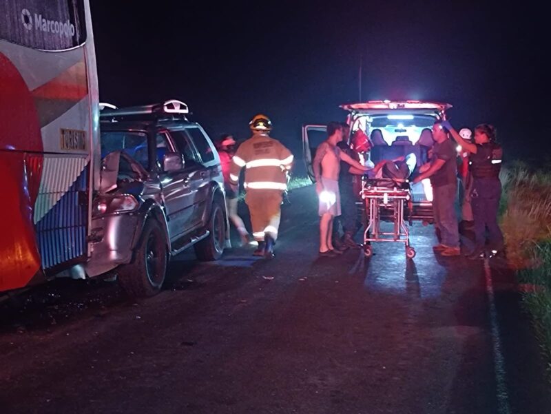 Accidente en Sarapiquí. Foto: Corresponsal, Alfie Gatgens. 
