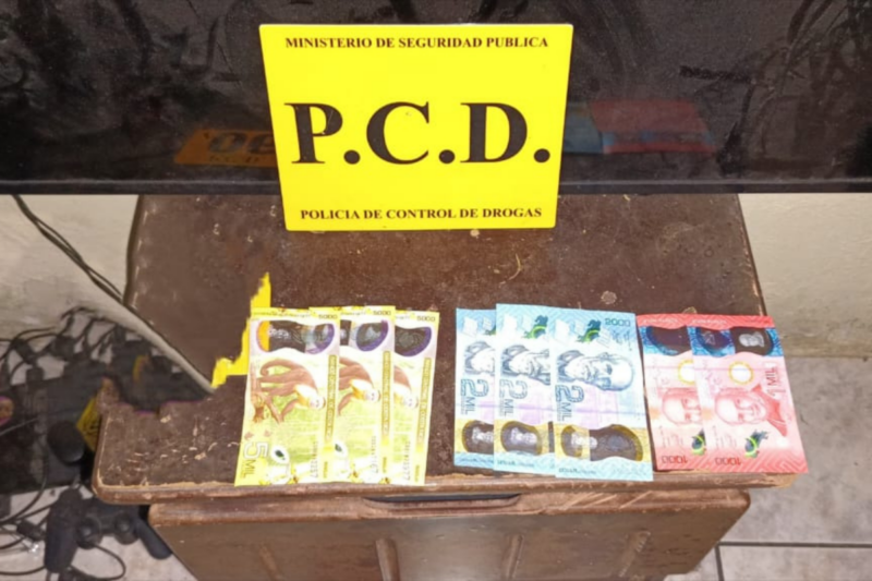 Decomiso de drogas. Foto: MSP.