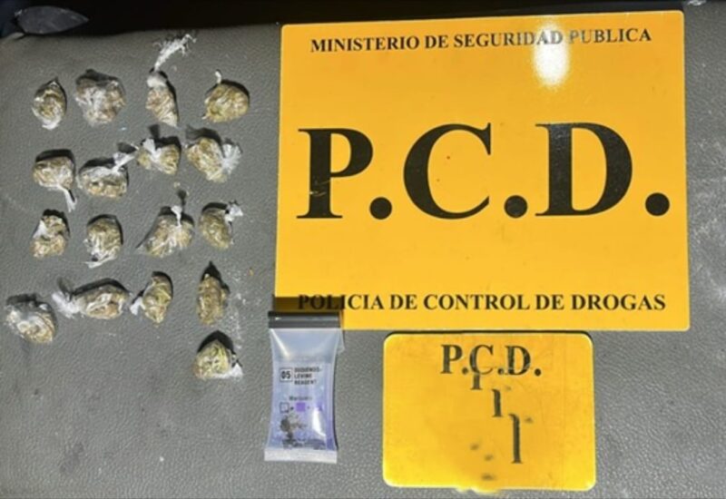 PCD interviene venta de drogas. Foto: MSP.