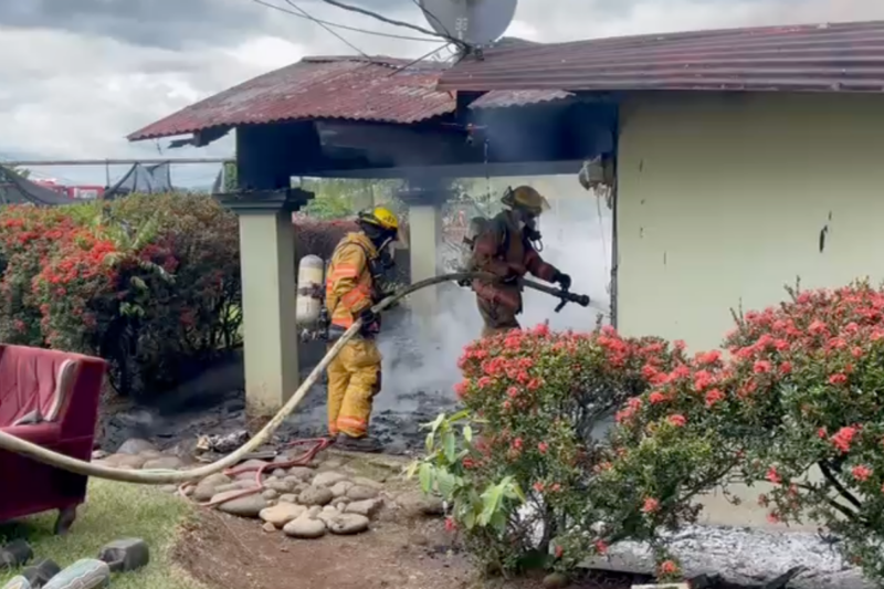 Incendio en San Carlos. 