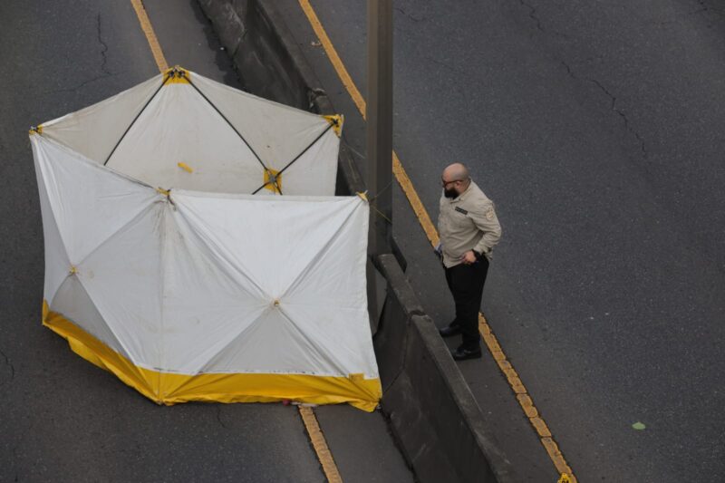 Accidente en Ruta 27. Foto: Randall Sandoval. 