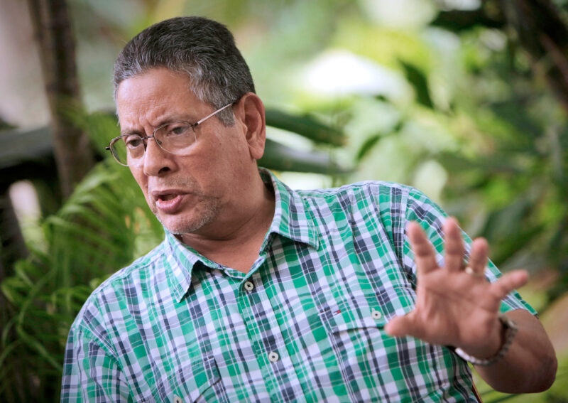 El exmilitar Roberto Samcam.