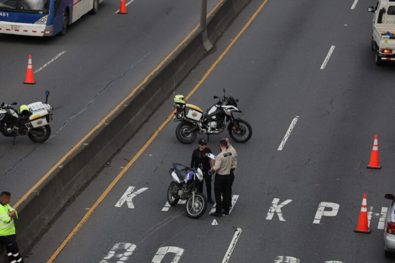 Accidente en Ruta 27. Foto: Randall Sandoval. 