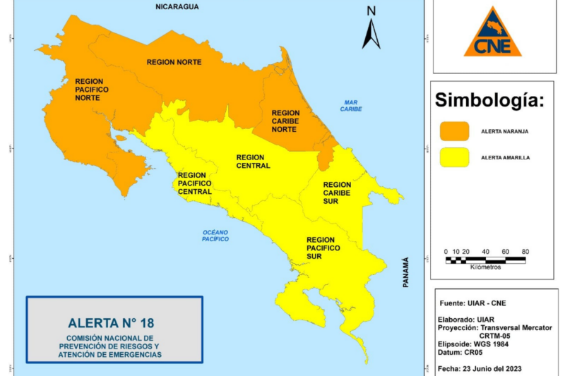 CNE eleva alerta.