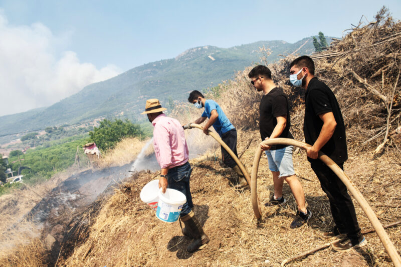 Incendios en Turquía. Foto: AFP. 