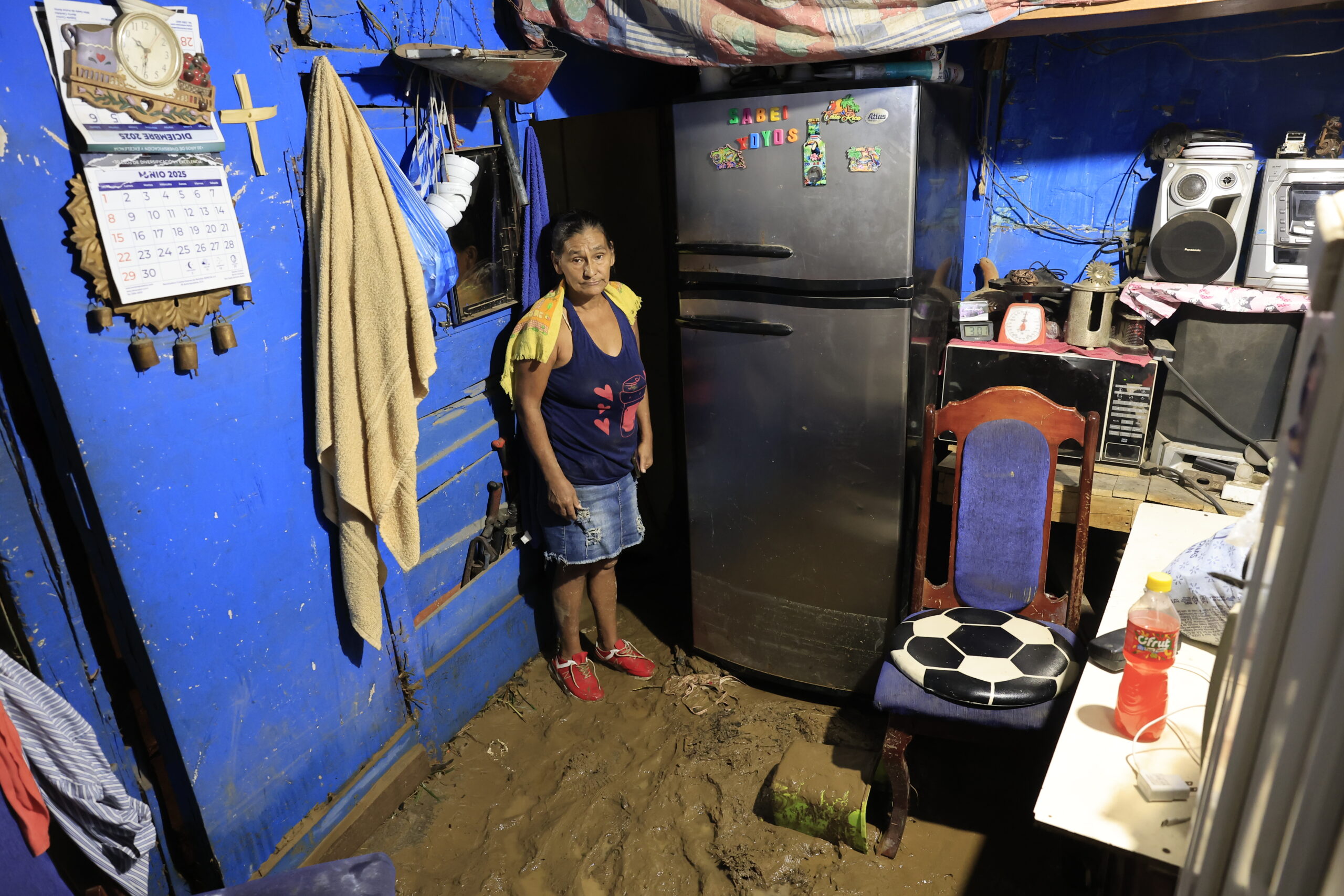 Personas afectadas por las inundaciones