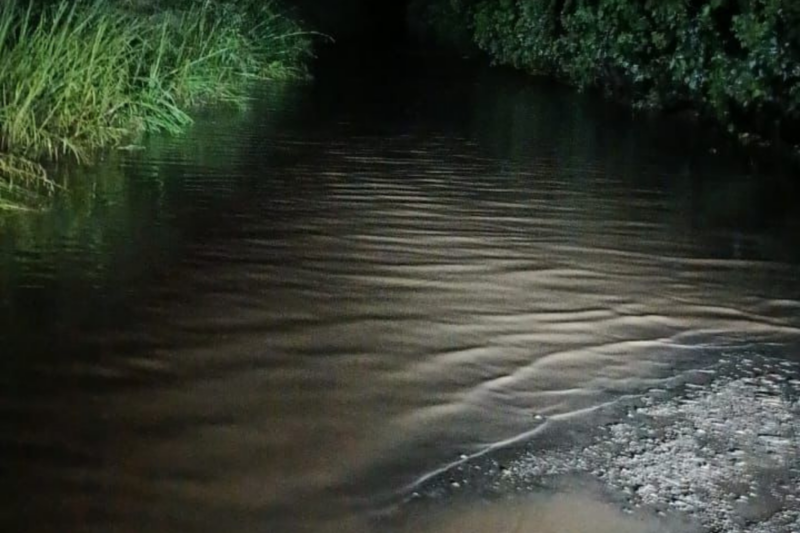 Inundaciones en Limón. Foto: corresponsal Manuel Zamora. 