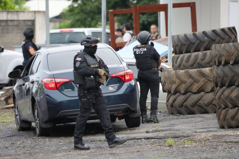 Operativo OIJ: Alta Gama. Foto: Randall Sandoval. 