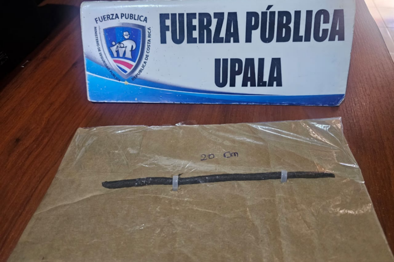 Evidencia decomisada. Foto: MSP.