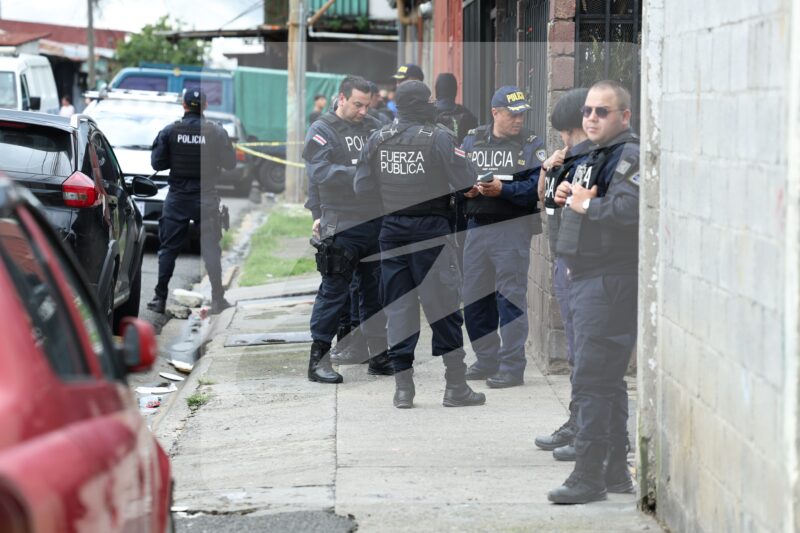 Triple homicidio en Tirrases. Foto: Raquel Vargas.