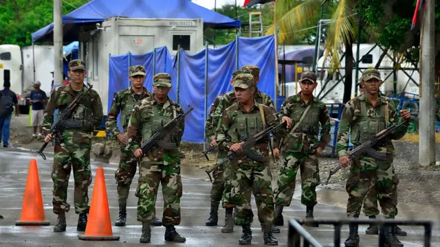 Imagen del ejército de Nicaragua con fines ilustrativos. Foto: tomada de la BBC.