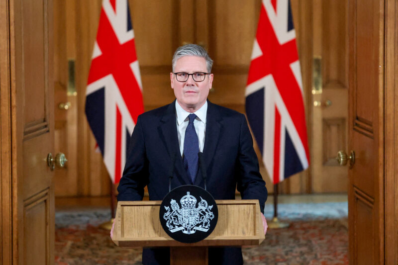 Primer ministro británico, Keir Starmer.