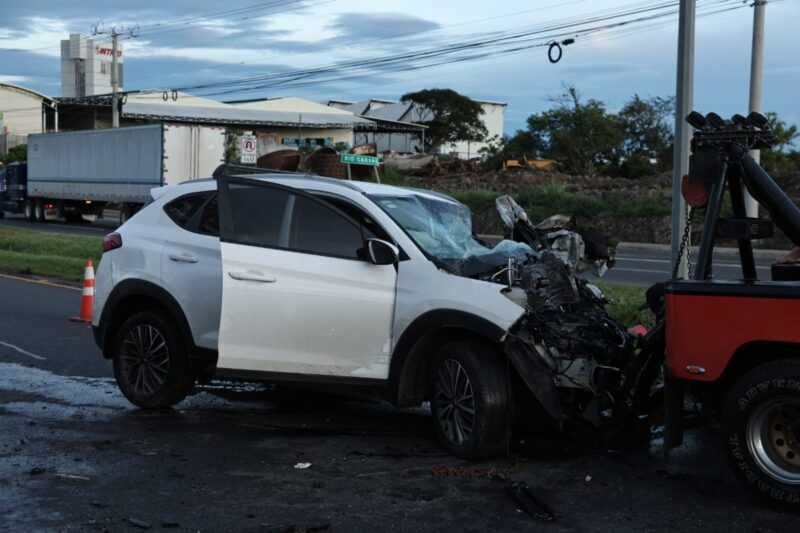 Accidente Ruta 27. Foto: Wilbert Hernández.