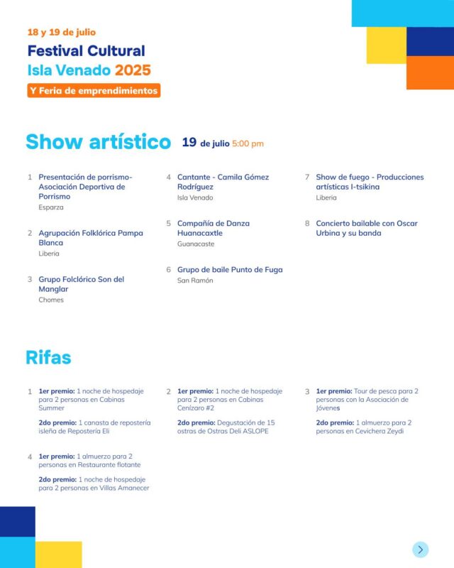 Agenda cultural.
