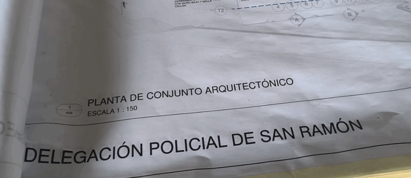 Construcción de Delegación policial en San Ramón