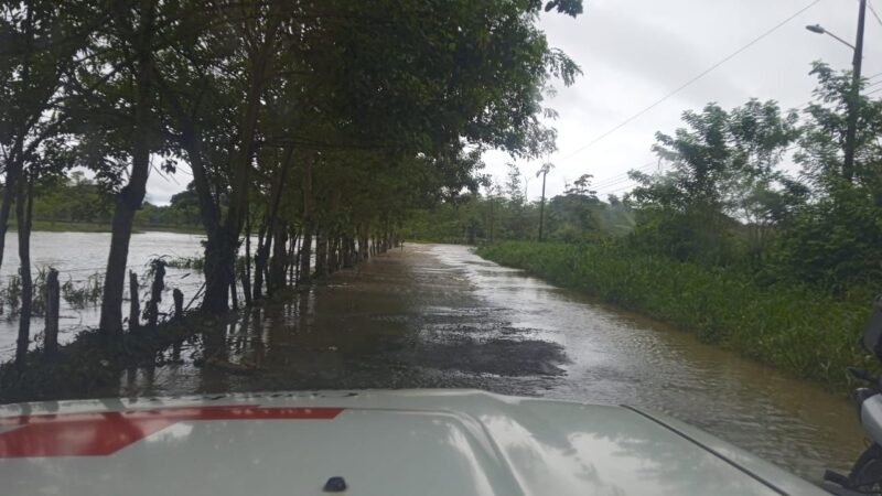Inundaciones en Upala. Foto: Cruz Roja.