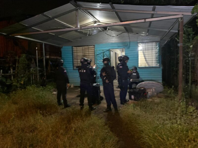 Desarticulan banda narco. Foto: MSP.