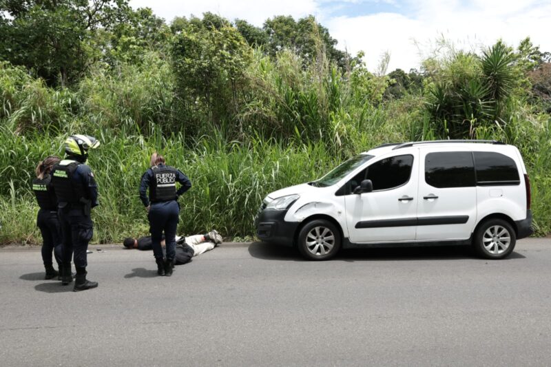 Sospechosos detenidos en Moravia. Foto: Wilbert Hernández.