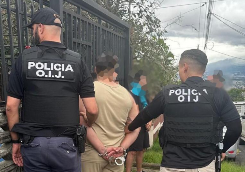 El detenido quedó a las órdenes del Ministerio Público para que se le determine su situación jurídica.