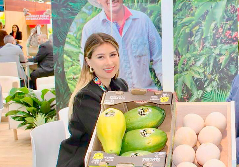 En la fotografía Miranda Víquez, fundadora de la empresa.