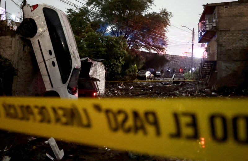 Inundaciones en México. Foto: AFP.