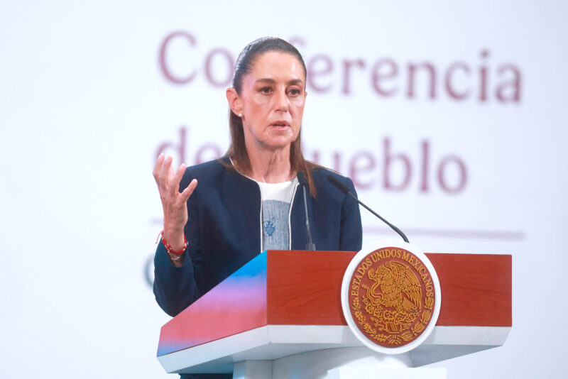 La presidenta mexicana, Claudia Sheinbaum.