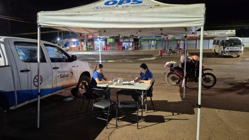 Operativo en Los Chiles. Foto: Ministerio de Salud. 
