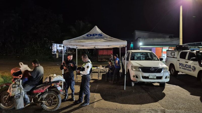 Operativo en Los Chiles. Foto: Ministerio de Salud. 